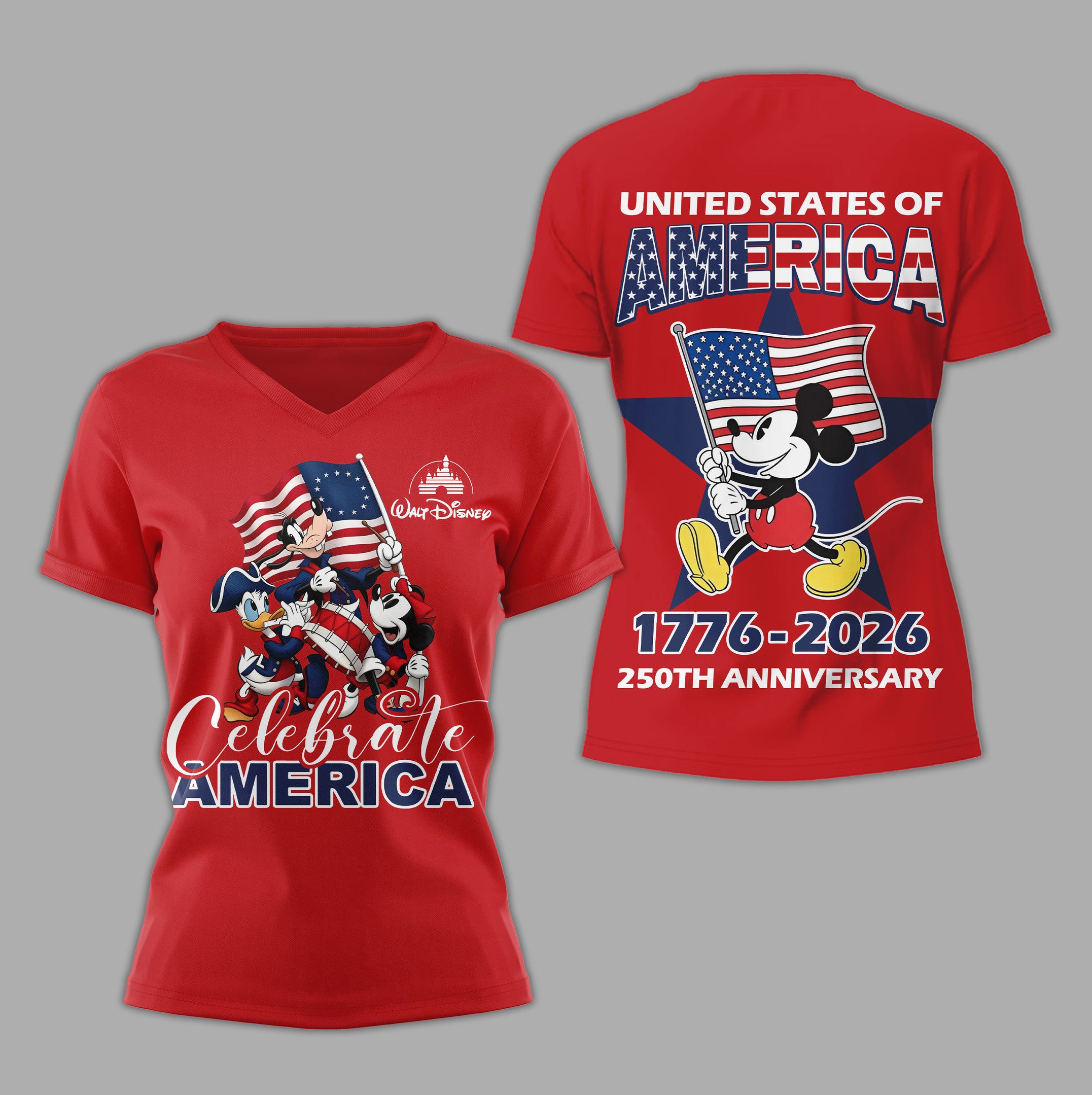 Premium MCK 250th Anniversary Celebrate America 3D Shirt TD