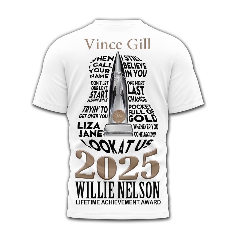 Premium VIG Lifetime Achievement CMA Awards 2025 3D Shirt MM