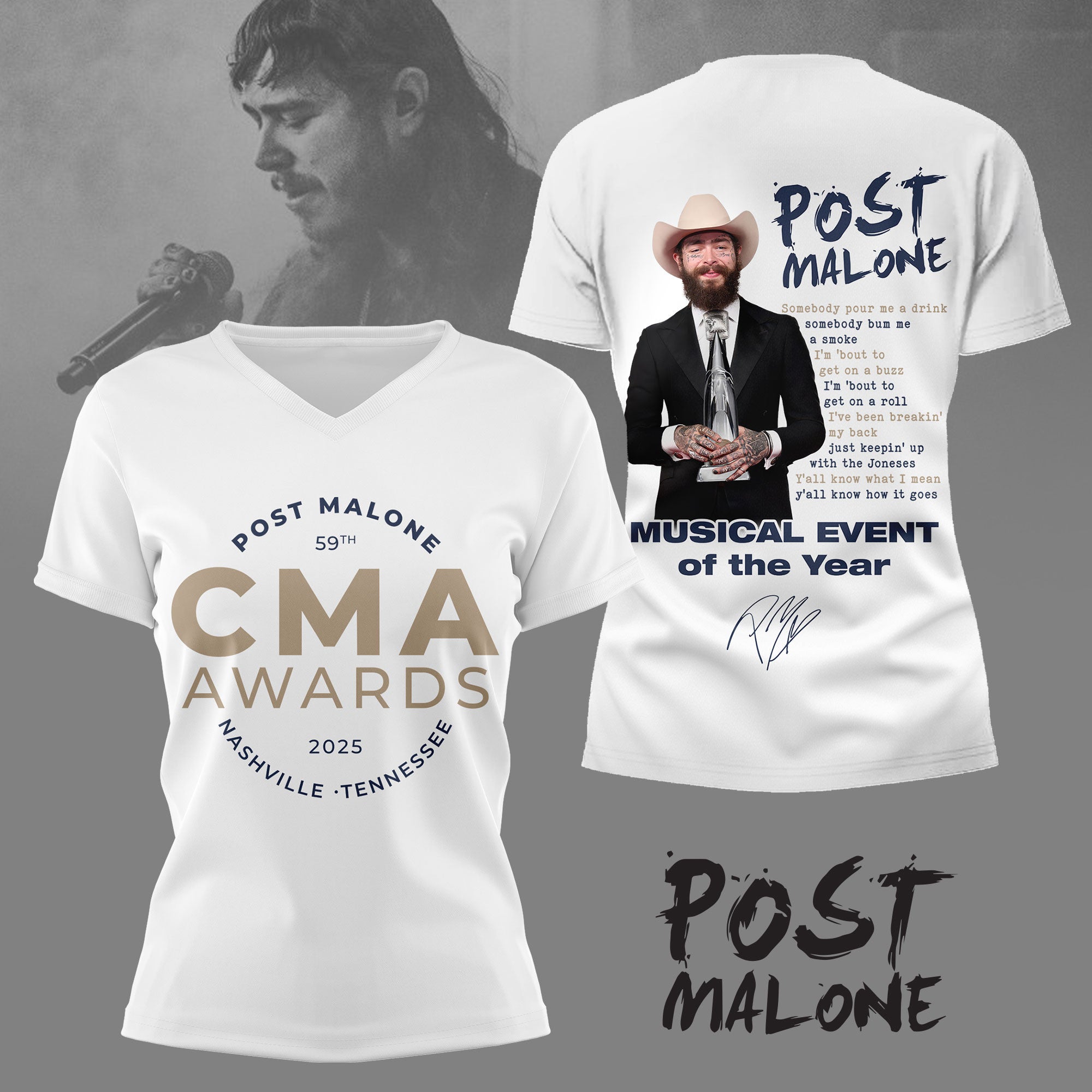 Premium PTML 2025 CMA Awards 3D Shirt NY