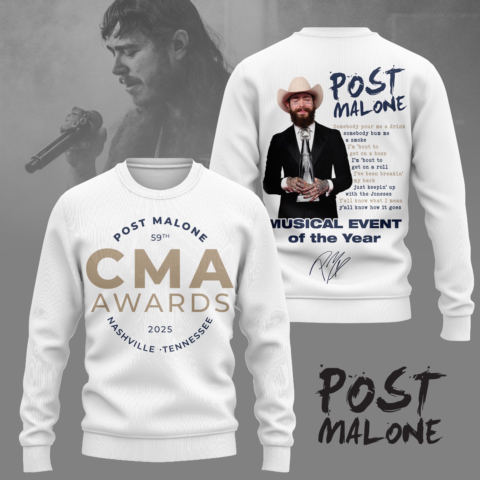 Premium PTML 2025 CMA Awards 3D Shirt NY