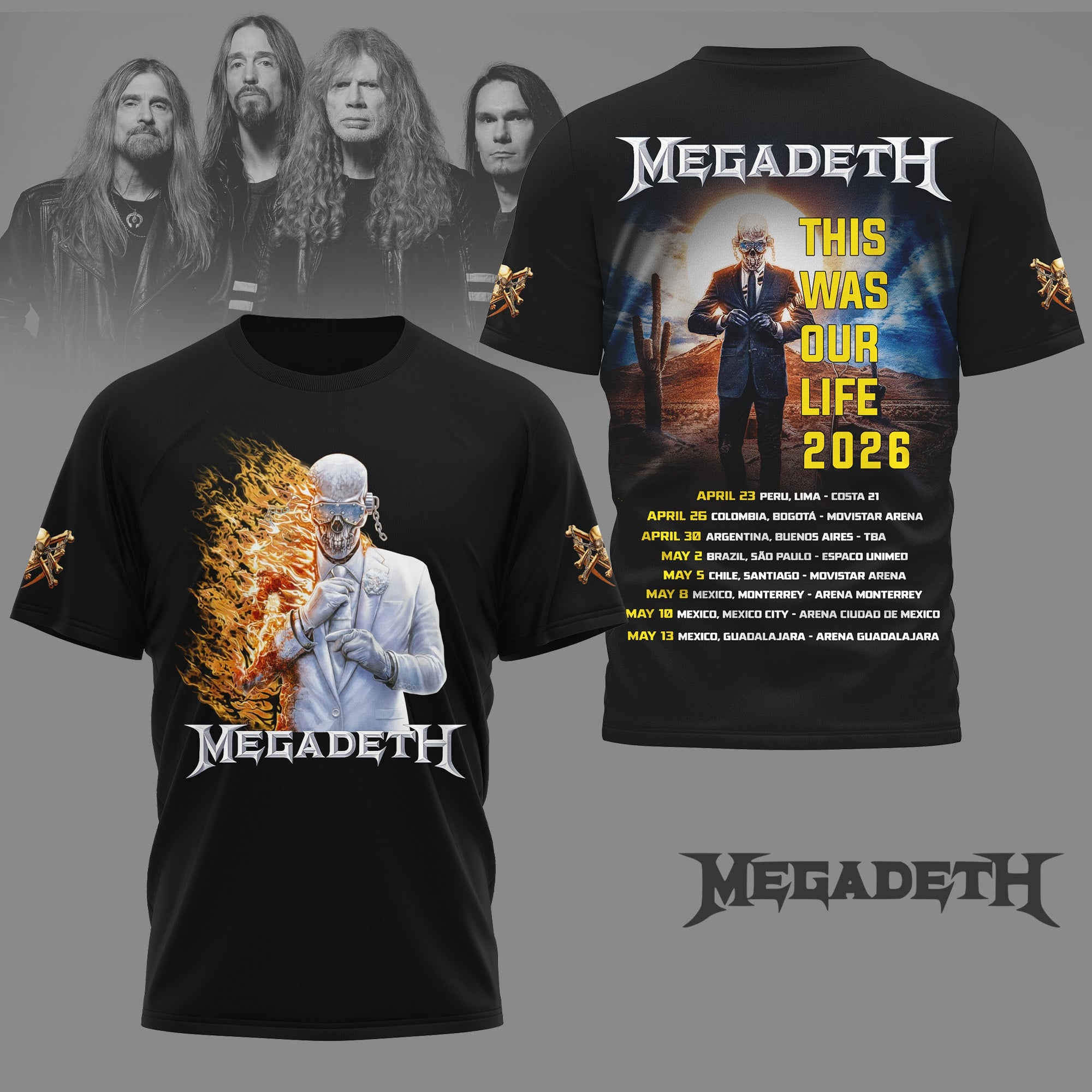 Premium MGD 2026 Tour 3D Shirt NY