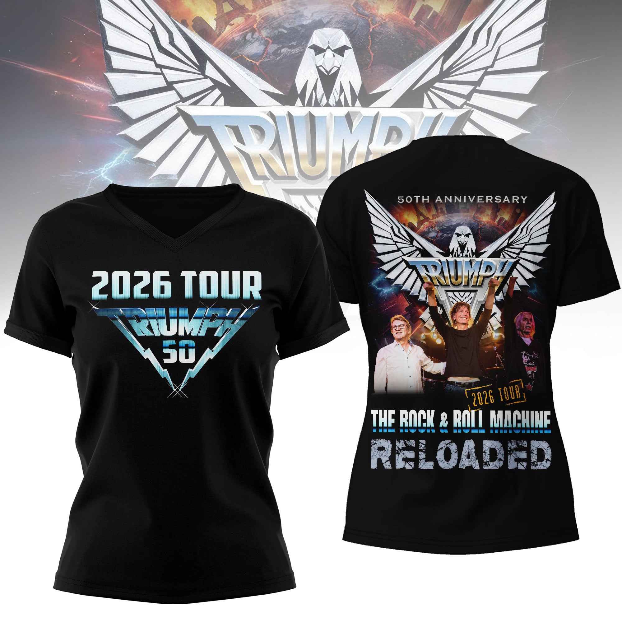 Premium TRMP 50th Anniversary Tour 3D Shirt MM