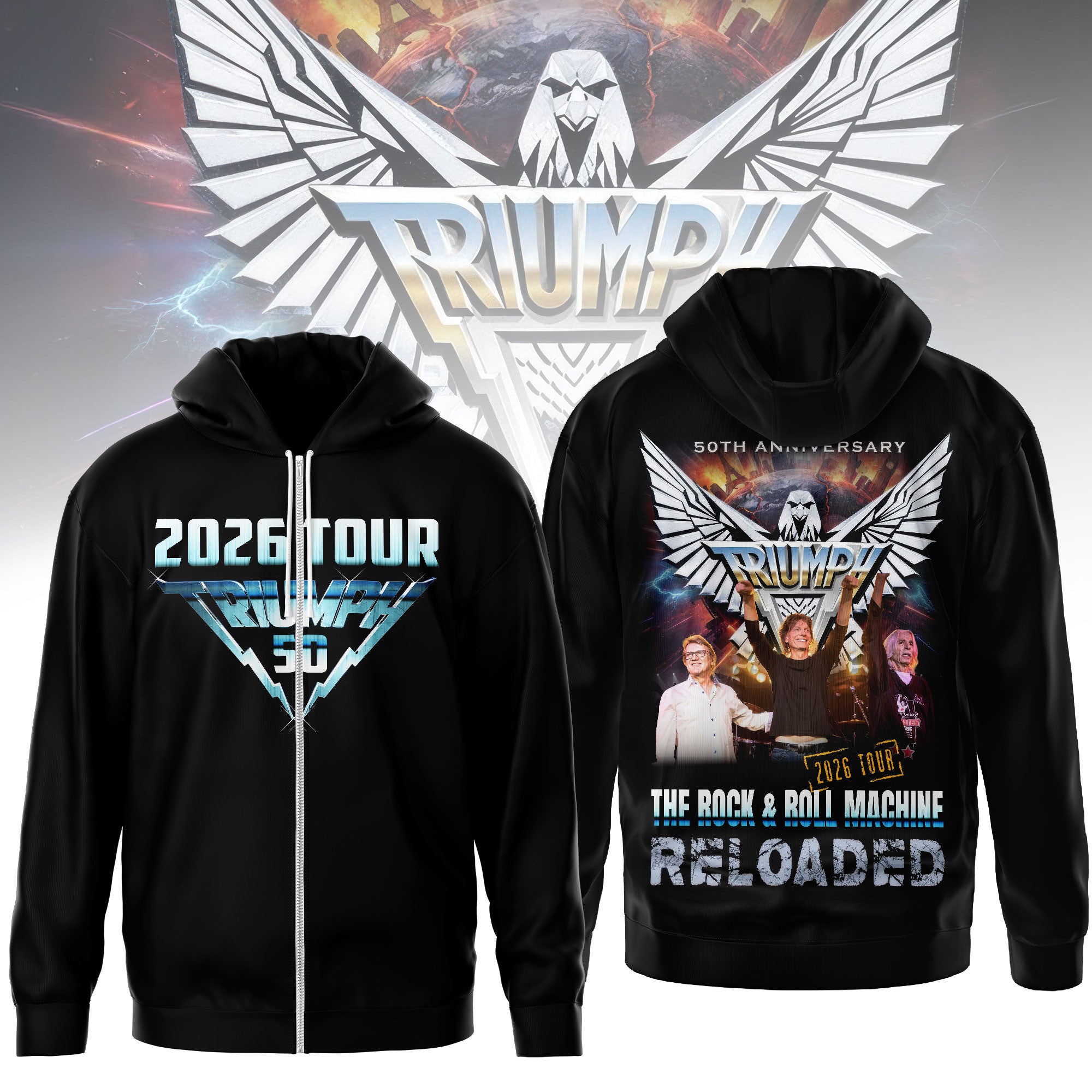 Premium TRMP 50th Anniversary Tour 3D Shirt MM