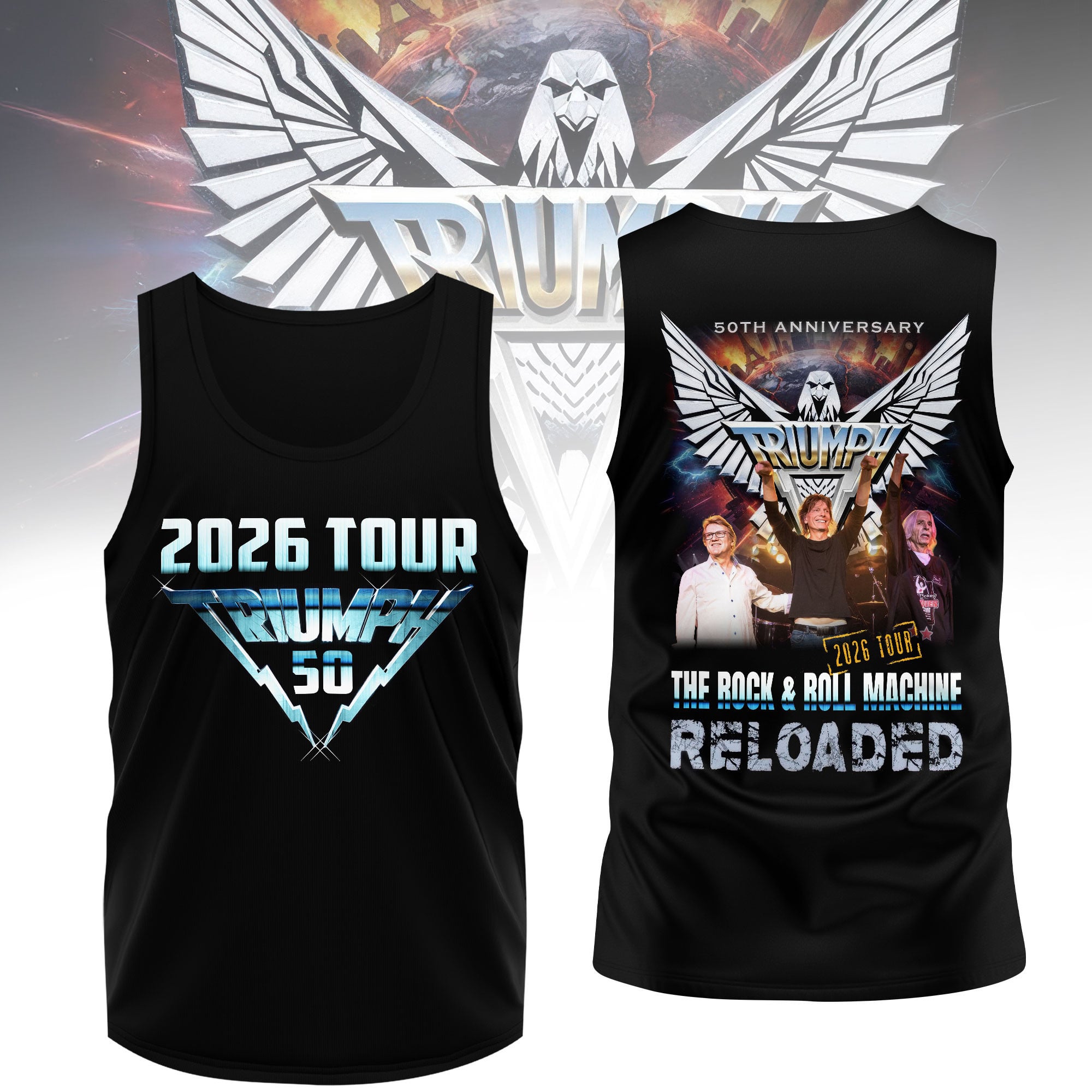 Premium TRMP 50th Anniversary Tour 3D Shirt MM