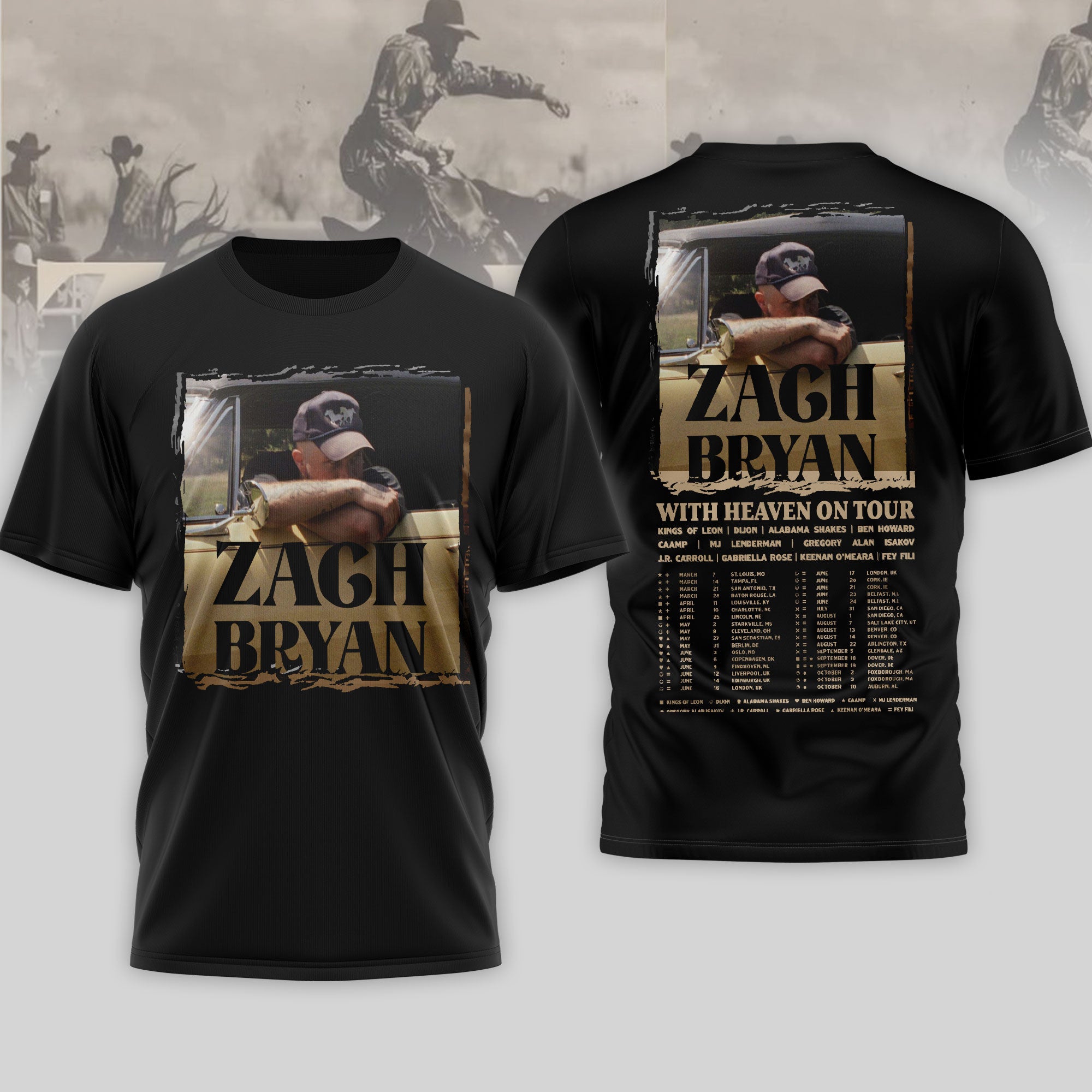 Premium ZBR 2026 Tour 3D Shirt HY