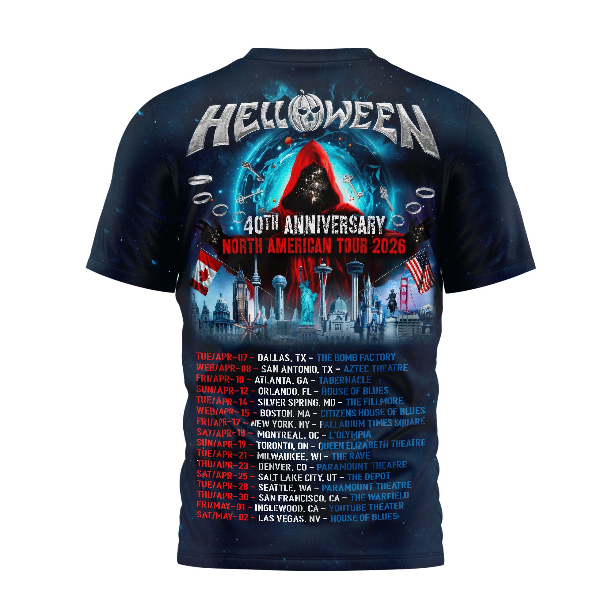 Premium HLWB Tour 3D Shirt NY