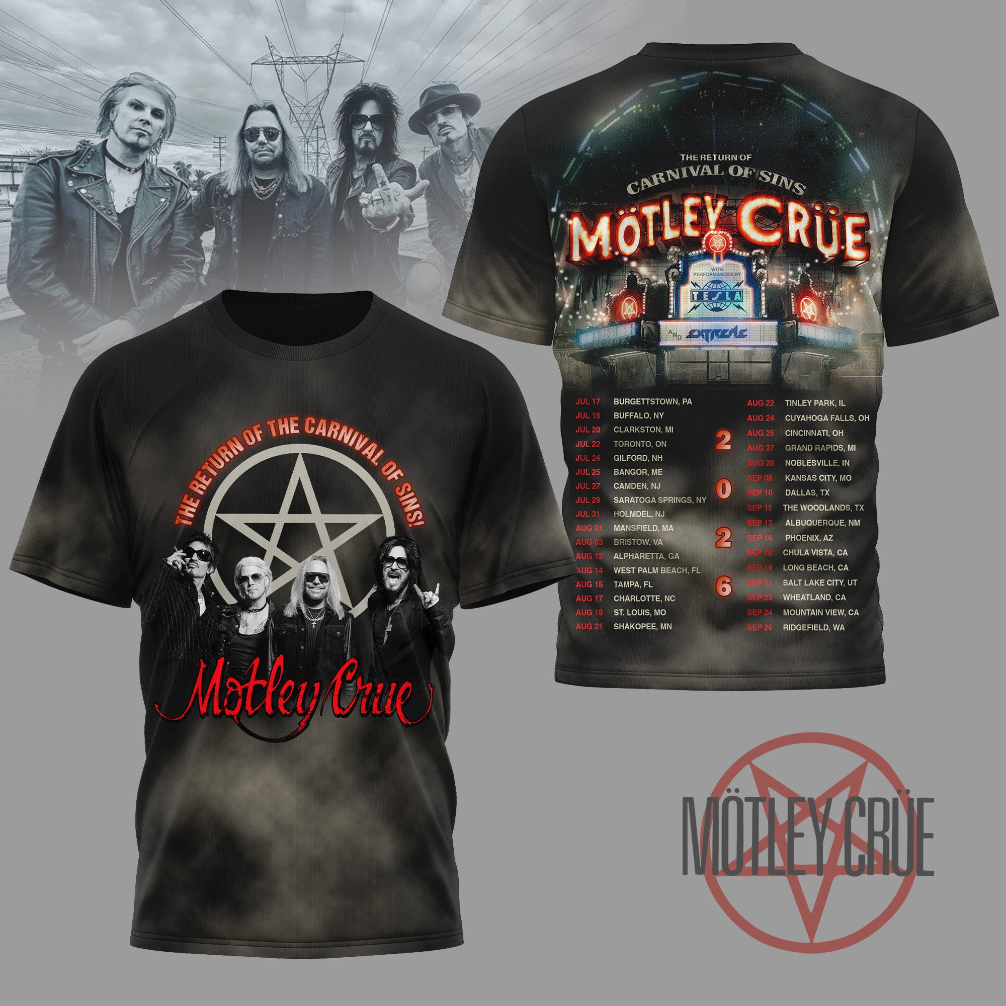 Premium MLCR 2026 Tour 3D Shirt HI