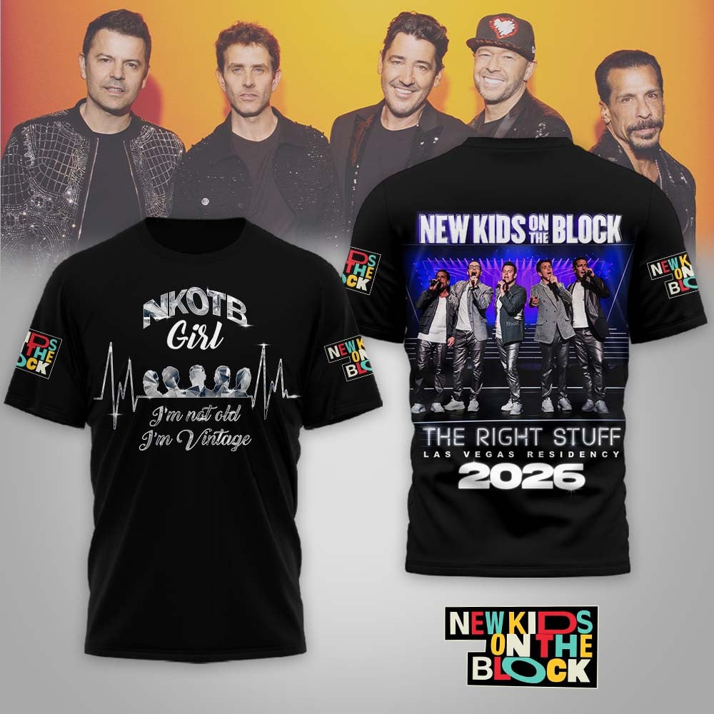 Premium NKOTB 2026 Tour 3D Shirt MM