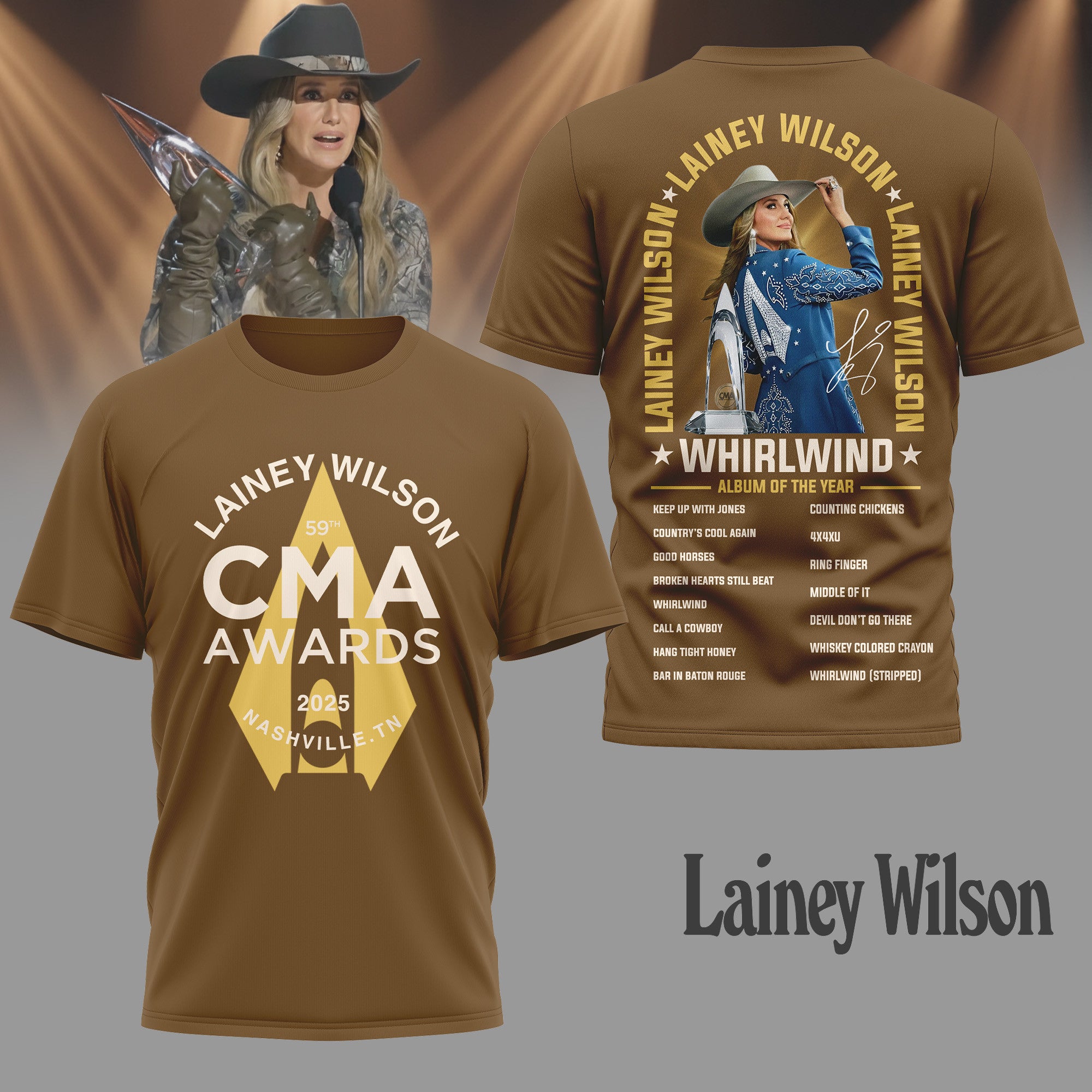 Premium LNWL 2025 CMA Awards 3D Shirt NY