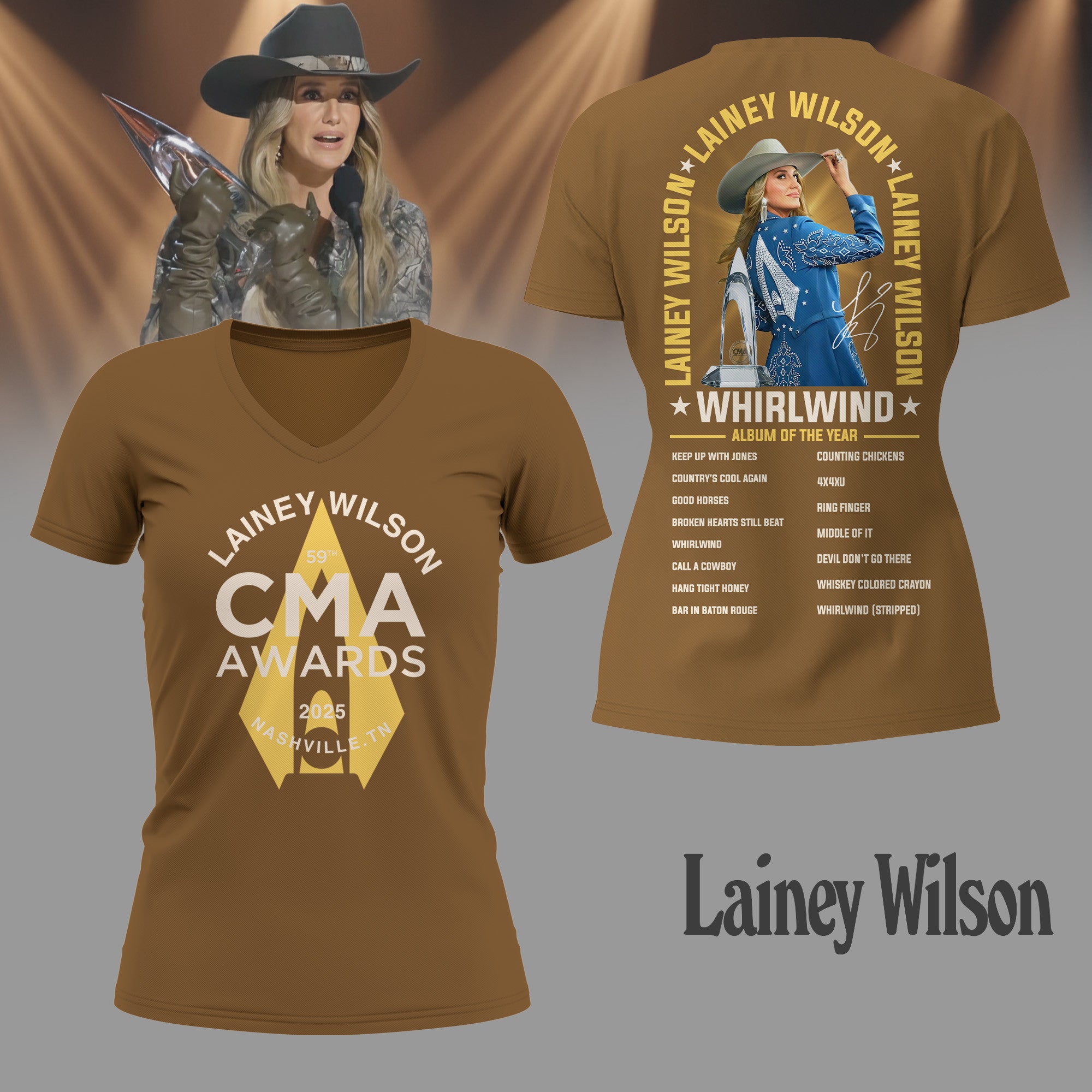 Premium LNWL 2025 CMA Awards 3D Shirt NY