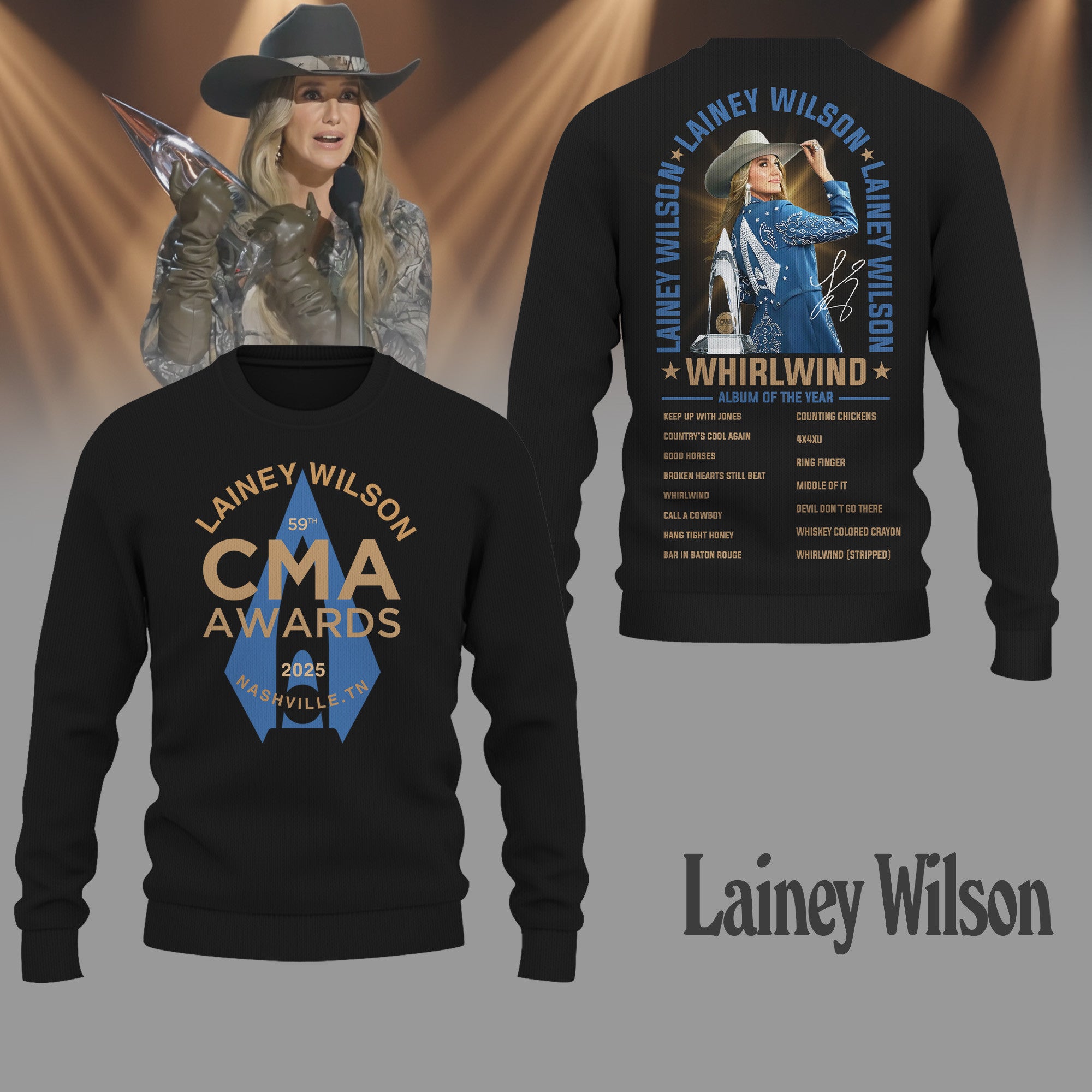 Premium LNWL 2025 CMA Awards 3D Shirt NY