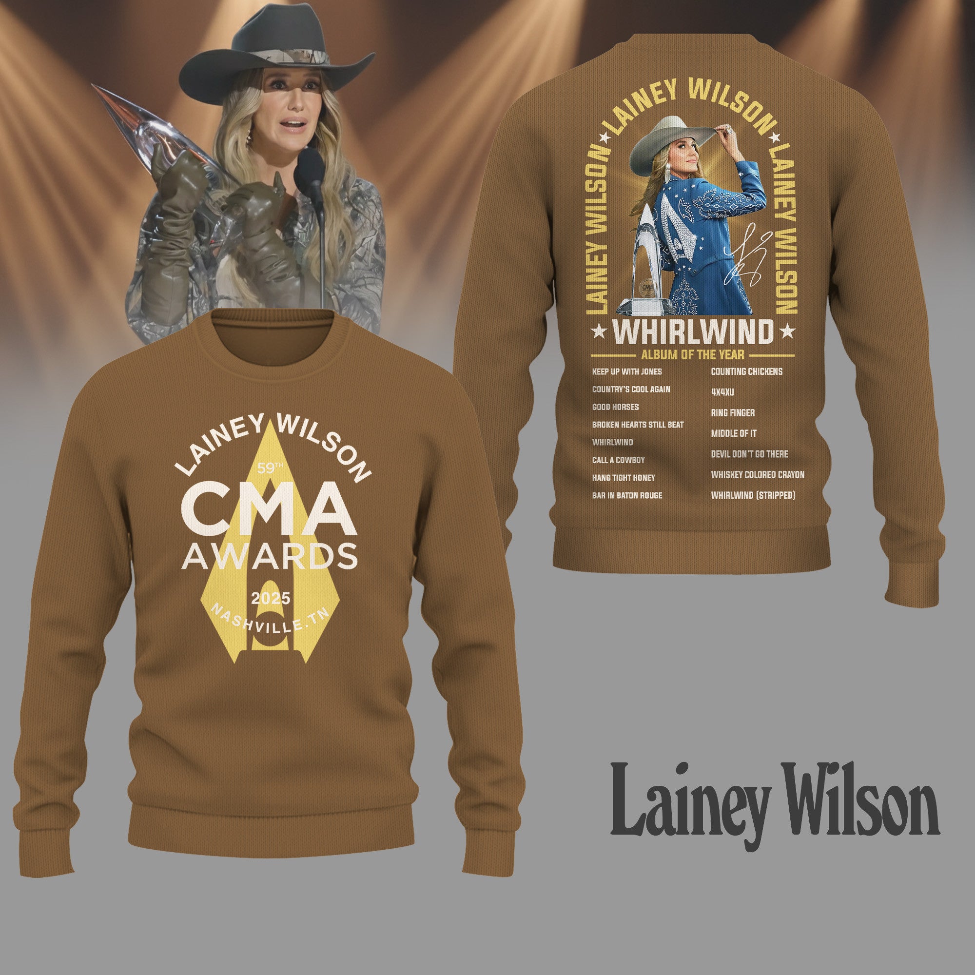 Premium LNWL 2025 CMA Awards 3D Shirt NY