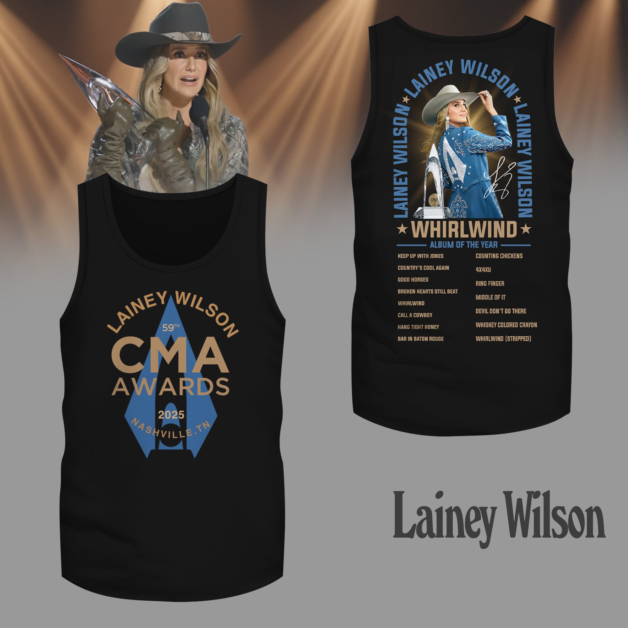 Premium LNWL 2025 CMA Awards 3D Shirt NY