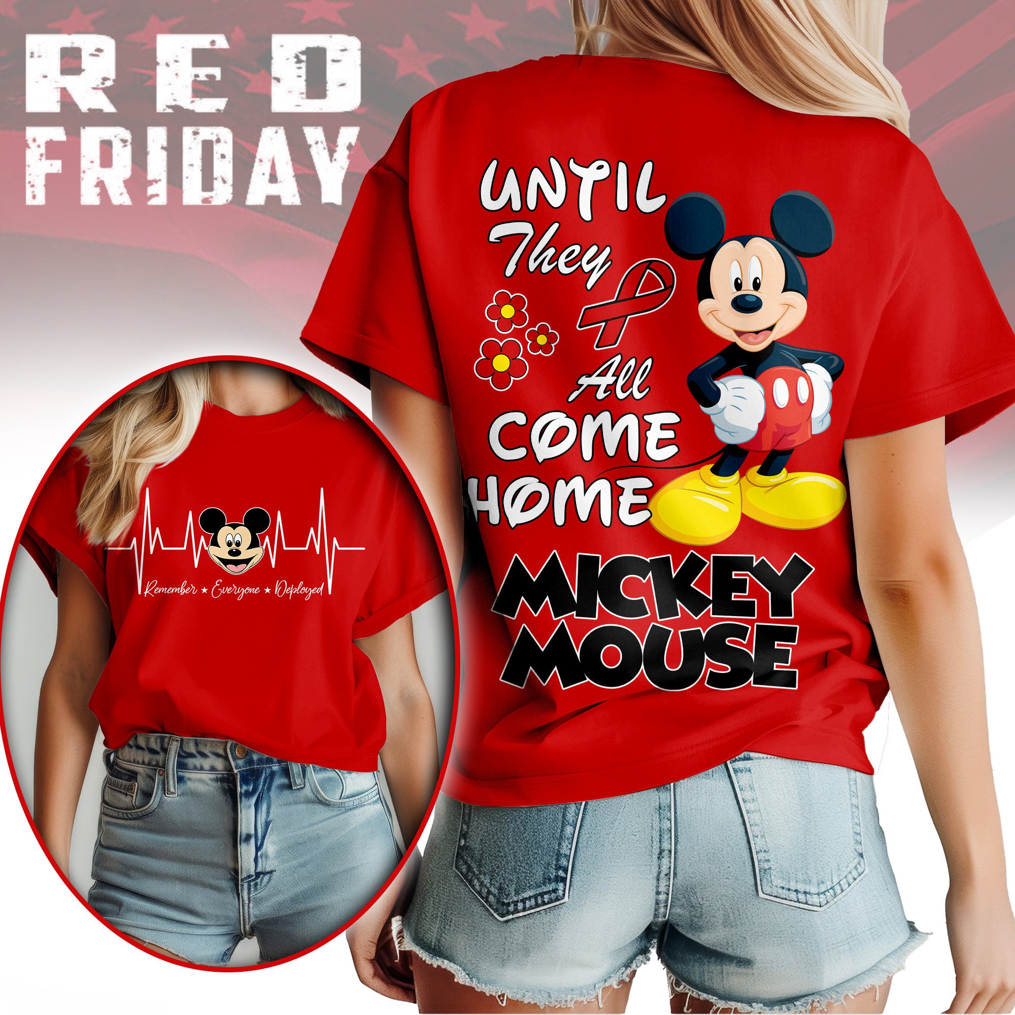 Premium MKMS Red Friday 3D Shirt NY