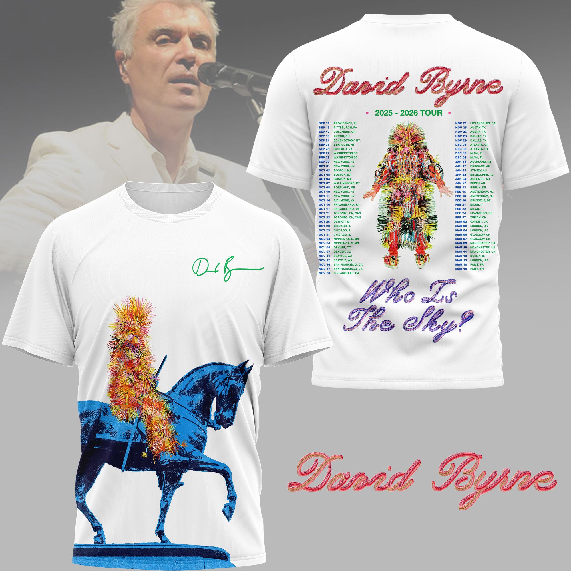 Premium DVBN Tour 3D Shirt NY