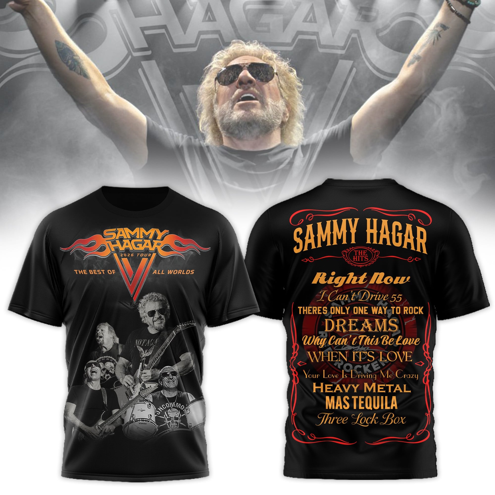 Premium SMYH 2026 Tour 3D Shirt MM