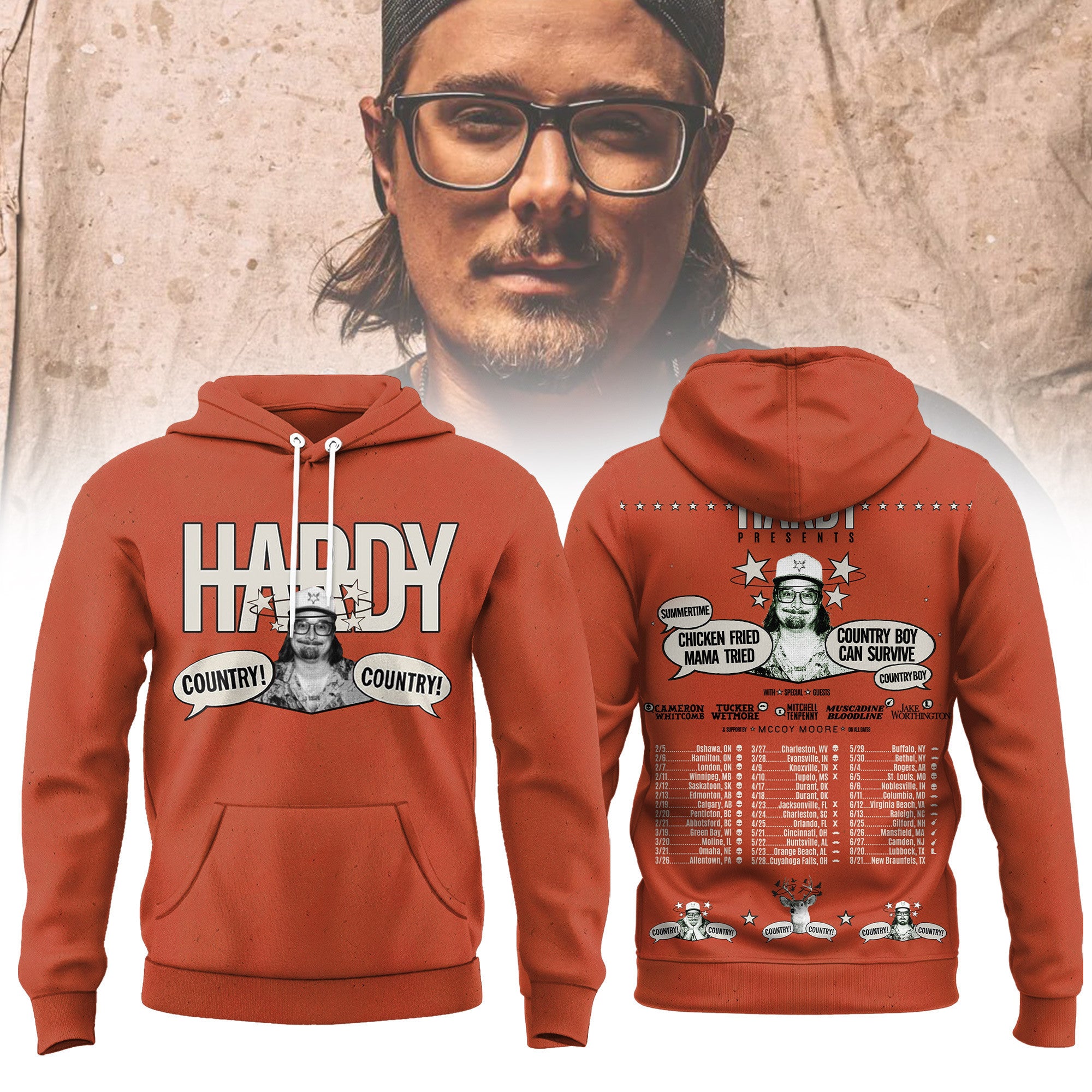 Premium HRD 2026 Tour 3D Shirt MM