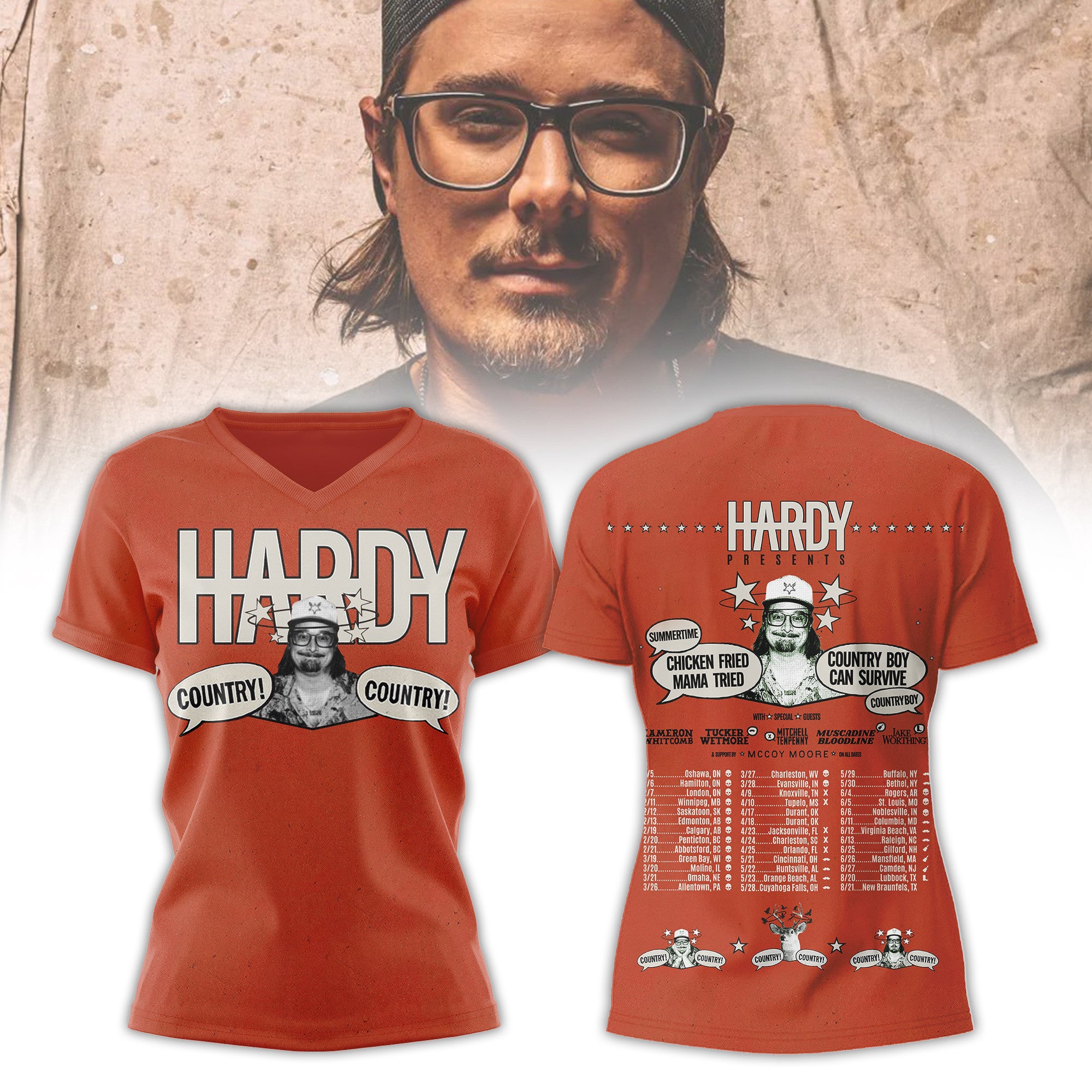 Premium HRD 2026 Tour 3D Shirt MM