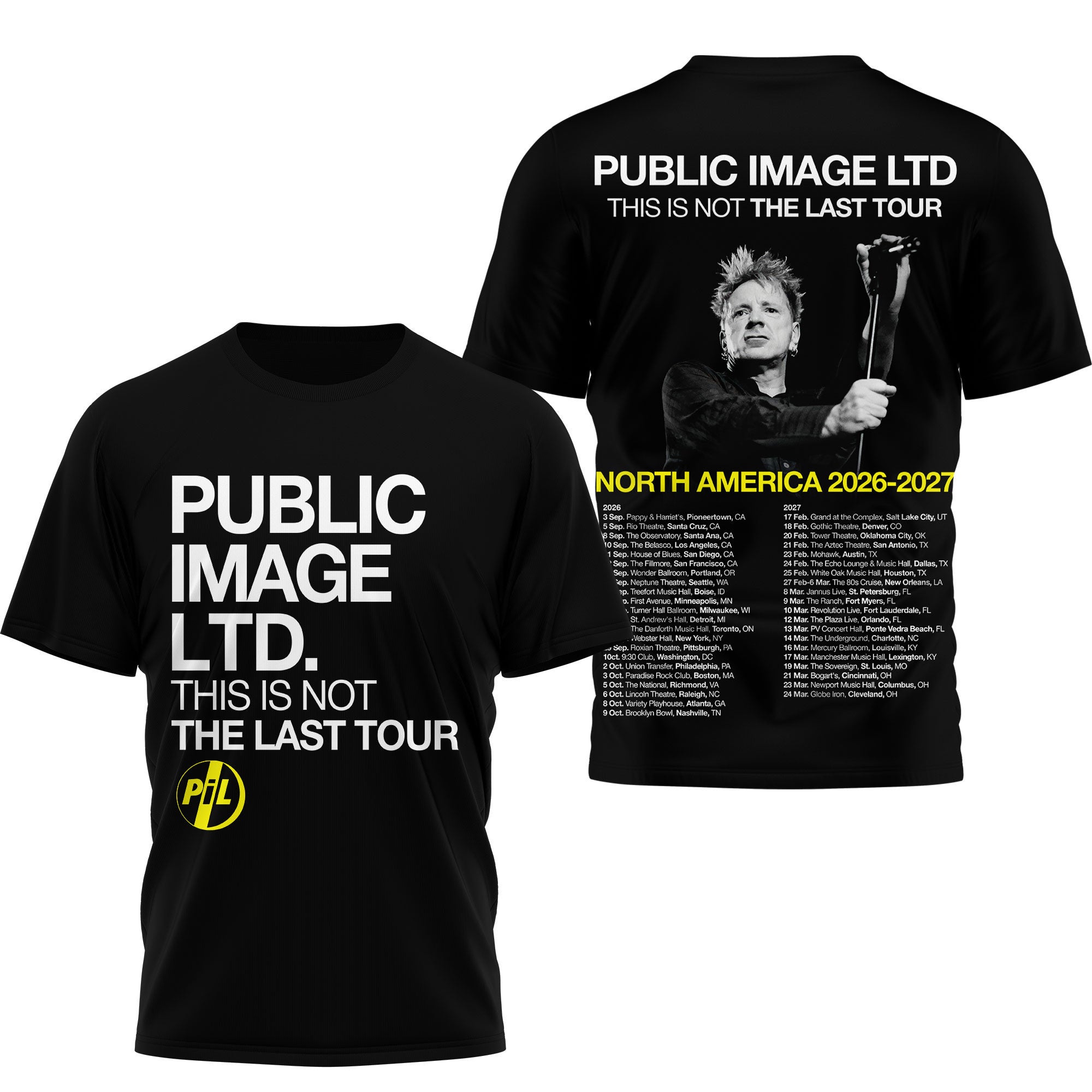 Premium PIL This Is Not The Last Tour 3D Shirt NP