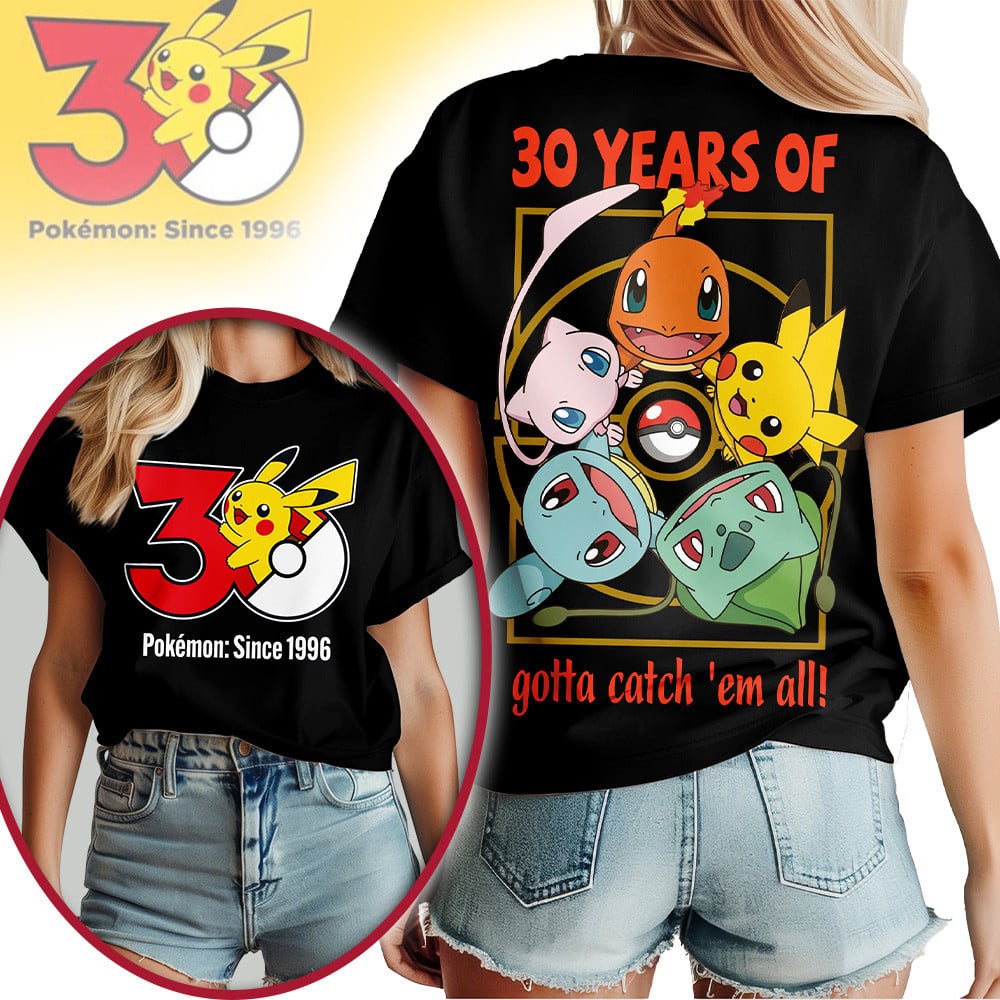 Premium PKM 30th Anniversary Celebration 3D Shirt NP